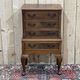 Small English mahogany chest of drawers from the 50s
