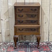Petite commode anglaise en acajou des années 50