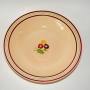 floral hollow dish Gien 1950