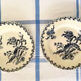 Flat plates Gien thistles