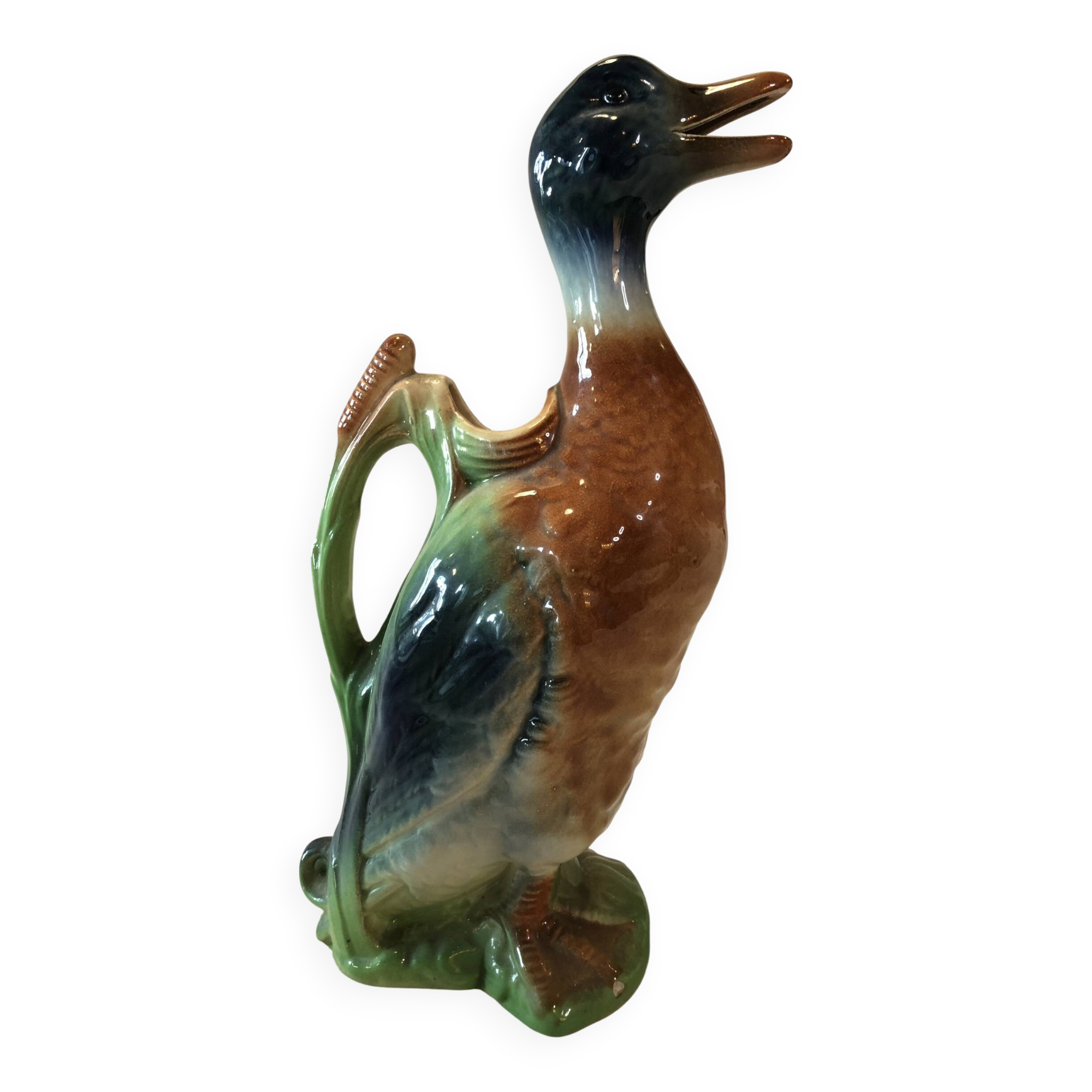 Old Duck Barbotine - Pitcher or Vase