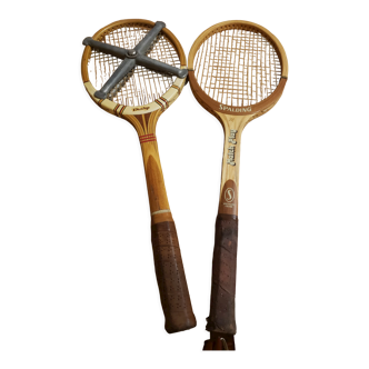 Raquettes de tennis & sacoche vintage