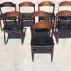 Set Extendable table Ib Kofod Larsen and 8 chairs Jysk for Mobelfabrik 1960