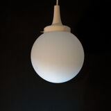 Frosted Glass Lamp Hanging Lamp from Limburg, 1970s