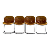 Set of 4 "Sabrina" chairs by Gastone Rinaldi