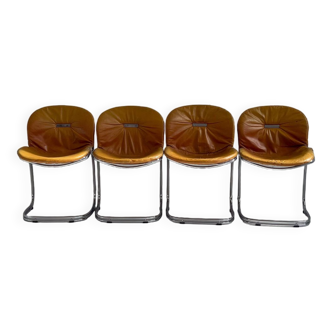 Set of 4 "Sabrina" chairs by Gastone Rinaldi