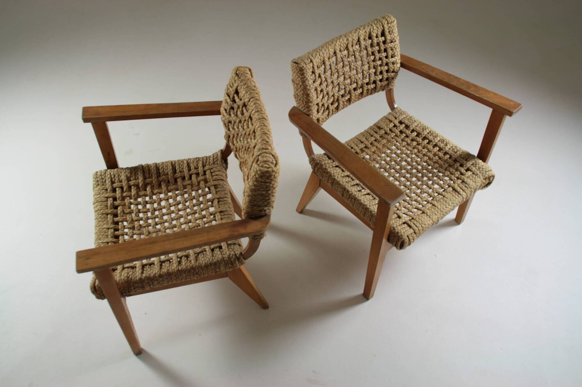 Pair of bridge armchairs Vibo, 1950s France