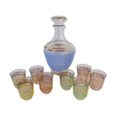 Service à liqueur vintage , des années 40-50 granité
