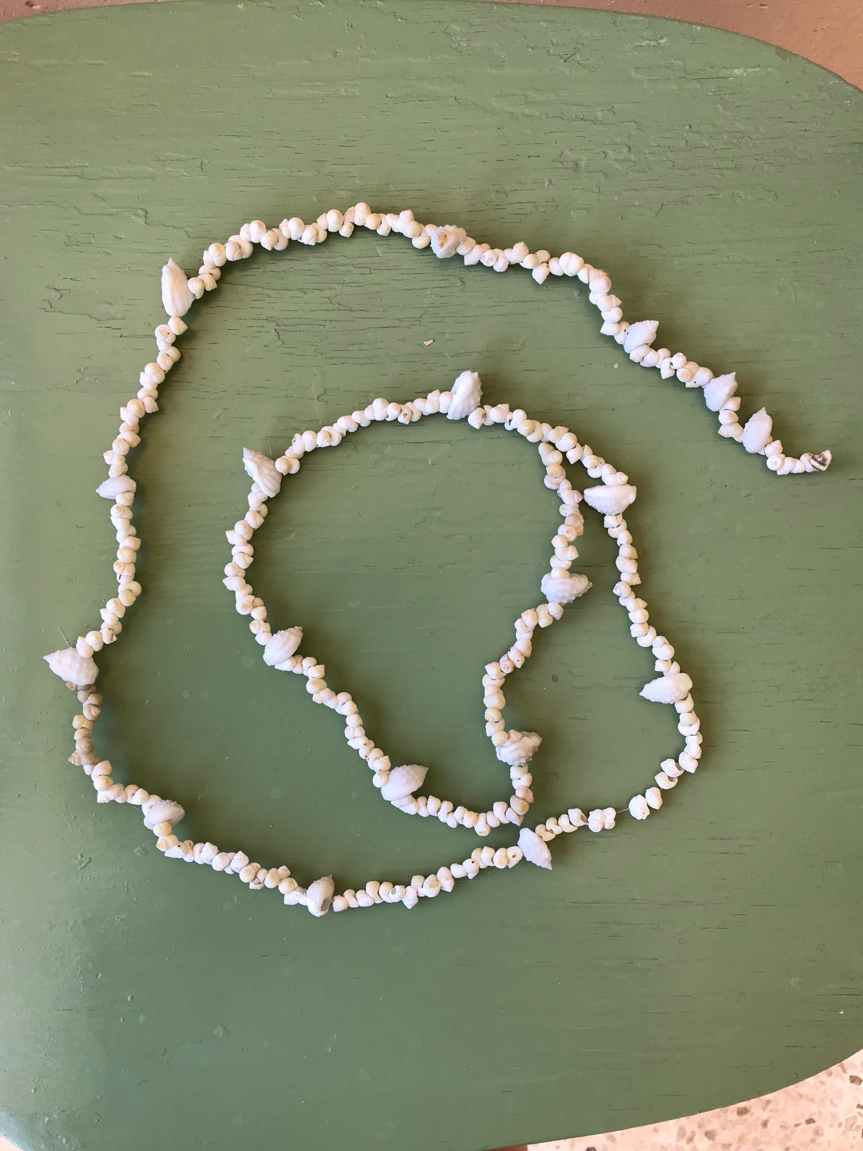 Vintage seashell chandelier