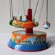 Vintage mechanical toy 'jw /germany western'/carousel