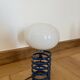 Blue spring lamp 70's + opaline