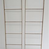 Wall shelf black metal weathered metal