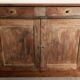 Vintage parisian buffet of the 50s in oak wood