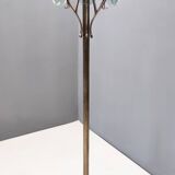 Brass and Glass Revolving Coat Rack, Italy