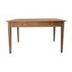Oak farm table with two drawers