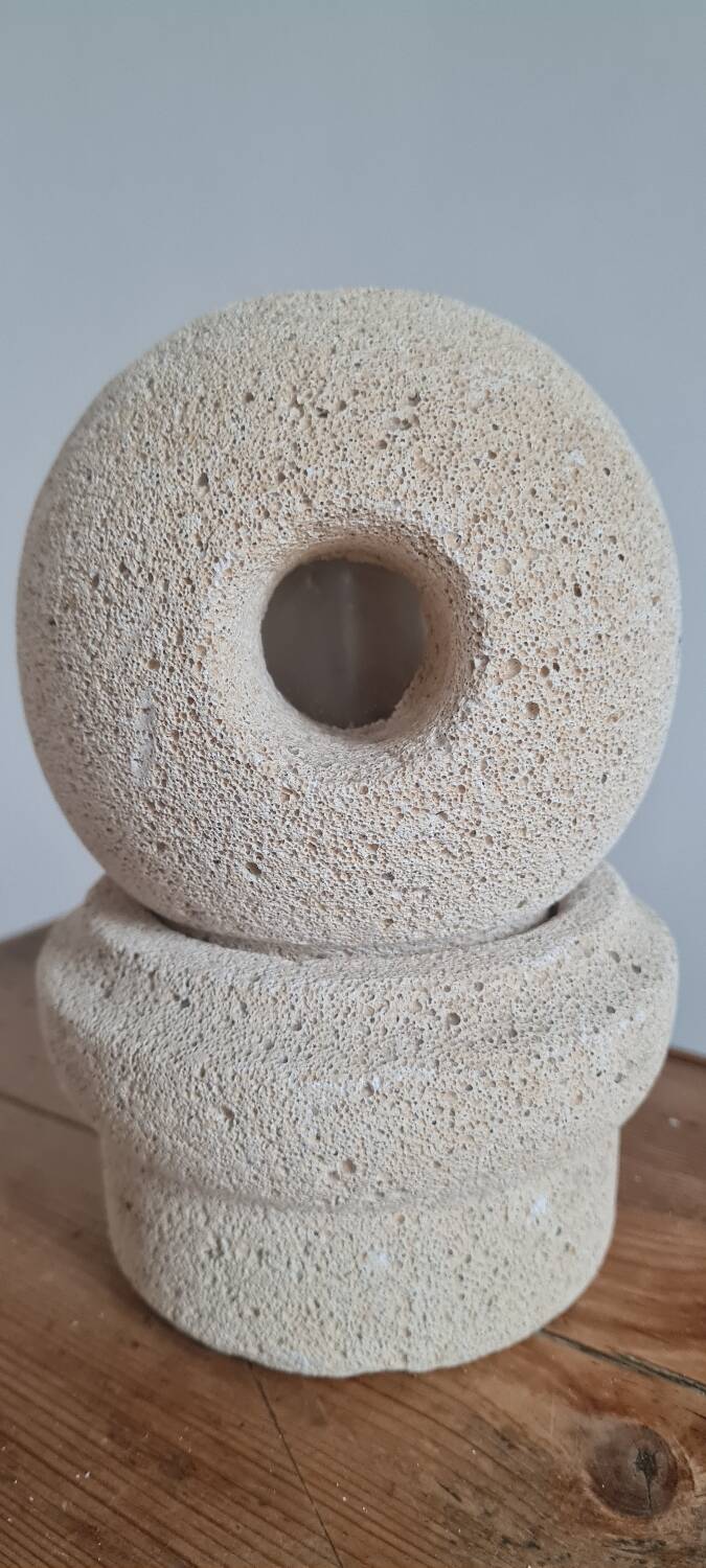 Table lamp in reconstituted stone 1970