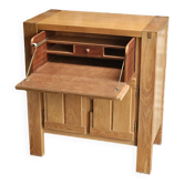 Vintage elm secretary desk