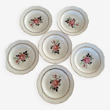 Set of 6 vintage plates