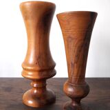 Vase en bois