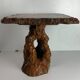 Biomorphic brutalist organic side table, Dutch 1960s