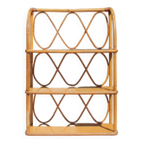 Etagère rotin vintage