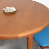 Table round Scandinavian teak