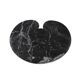 Mid Century Angelo Mangiarotti Pair of Eros Black Marble Side Tables Italy