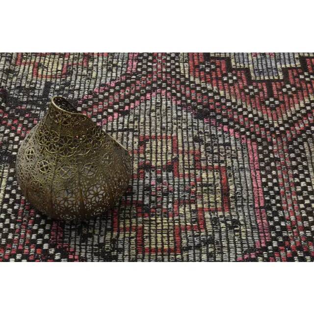 Vintage Turkish Oushak Handmade Wool Cotton Red Area Rug 170x272