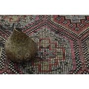 Vintage Turkish Oushak Handmade Wool Cotton Red Area Rug 170x272
