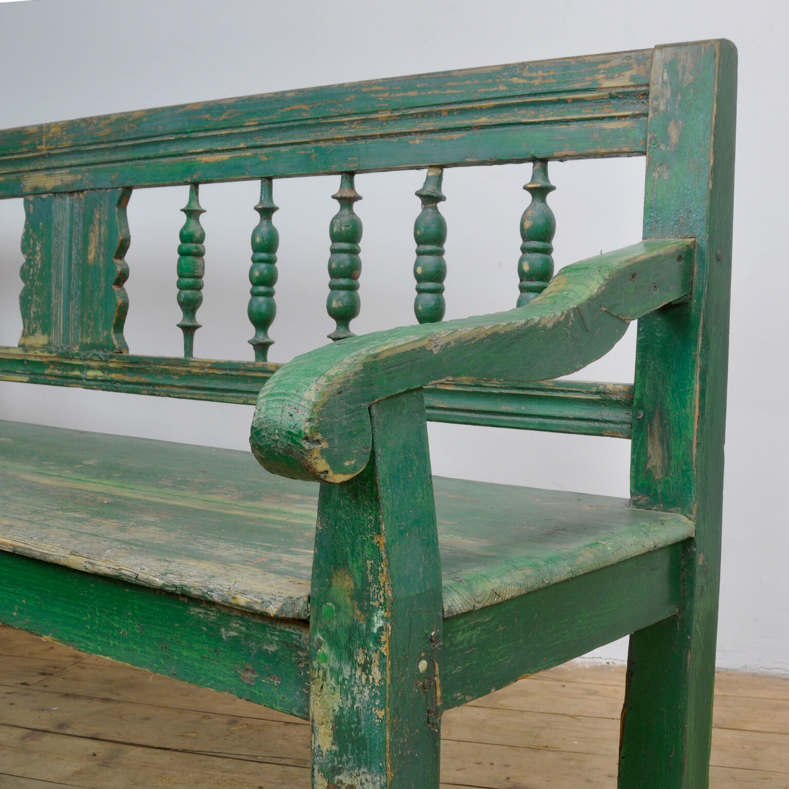 Antique Pine Bench, 1930's