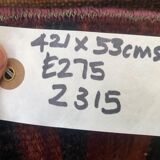 Old Turkish narrow Kilim Runner 421X53 cm shabby chic, vintage kelim