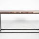 Console en marbre et métal