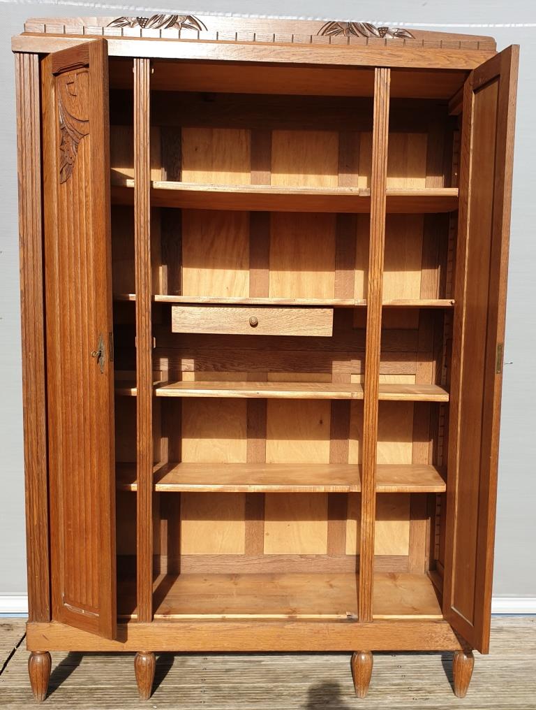 Art deco oak library