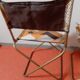 Pair of foldable camping chairs from the 70s