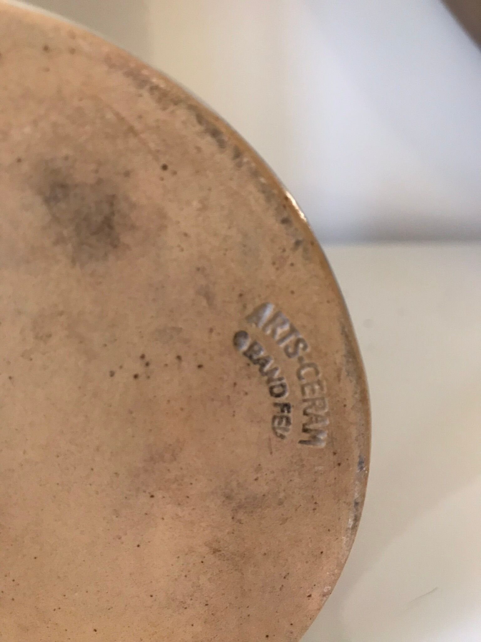 Sandstone jug white 1970