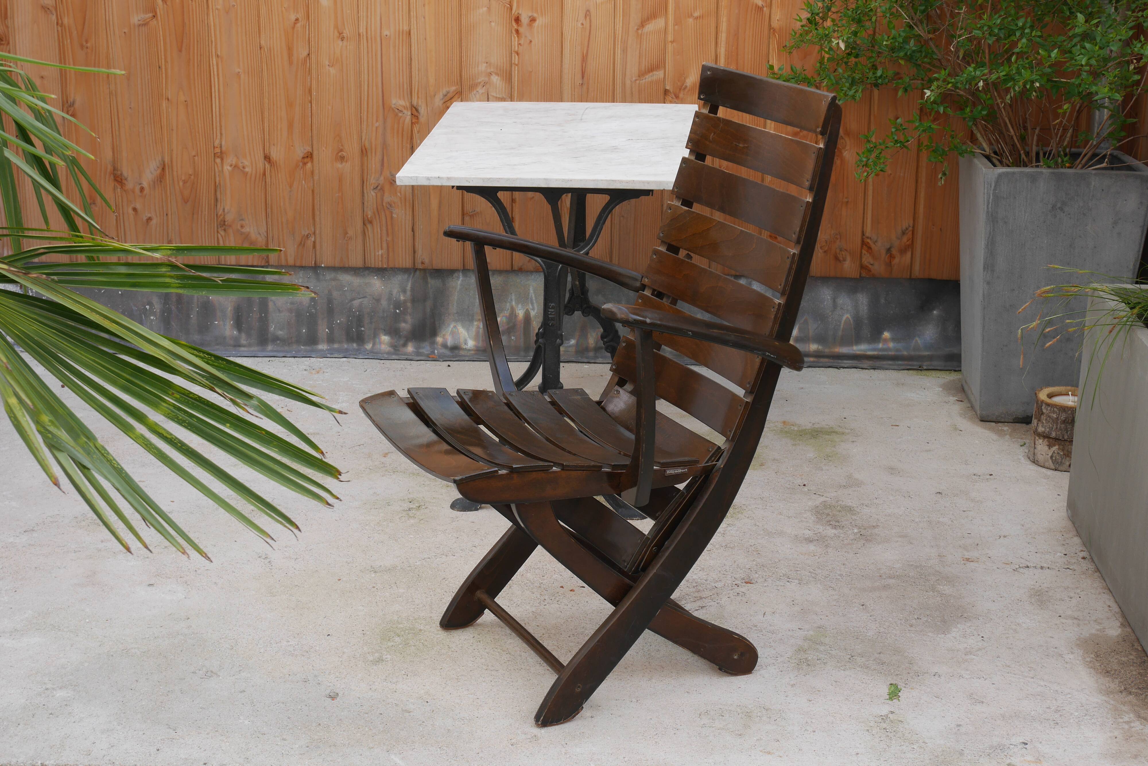 Pair of Triconfort and Ottoman 1950s armchairs