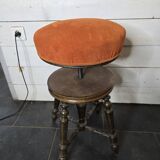 Ancien tabouret de piano réglable