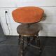 Antique adjustable piano stool
