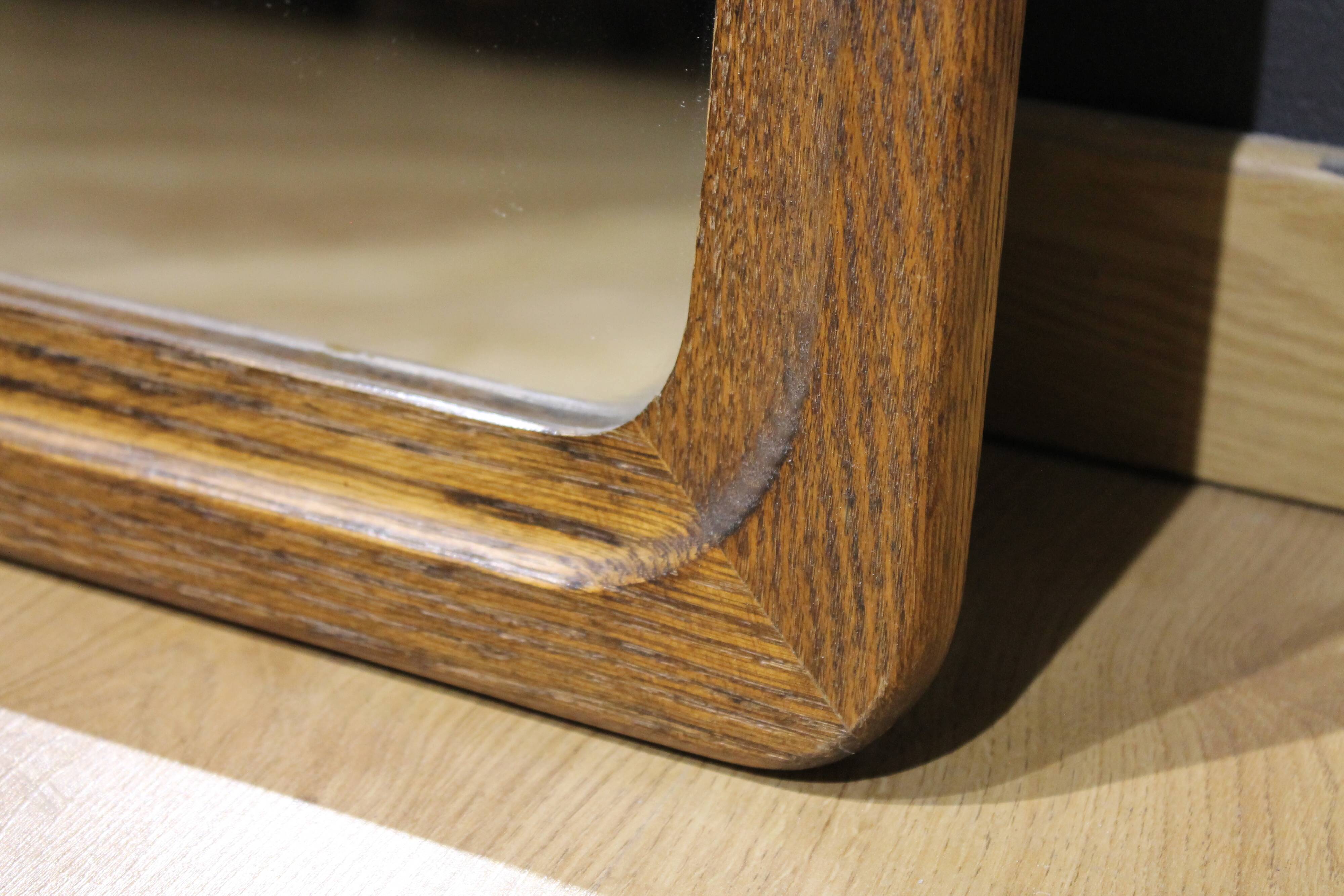 Vintage solid wood mirror