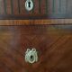 Wooden and marble chest of drawers