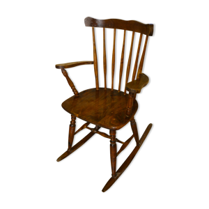 Rocking chair 1950 vintage bois