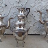 Ancien service thé café style Ier Empire métal argenté