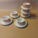 Six tasses à café Scania Arcopal