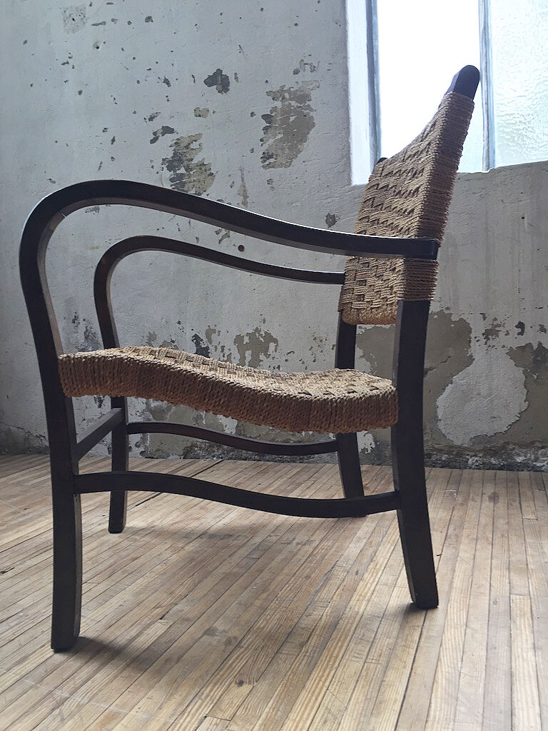 Bridge armchair Vroom and Dreesman in rope