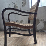 Bridge armchair Vroom and Dreesman in rope