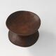 Large African Tree Trunk Bowl in Oak, 1950s