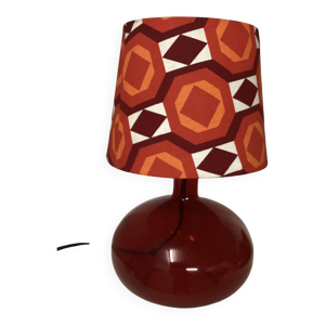 Lampe rouge , design - ikea 1980
