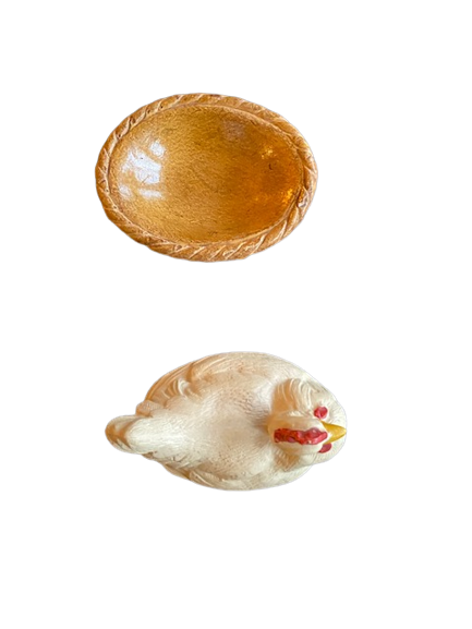 Vintage biscuit chicken chic countryside