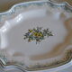 Tureen or vegetable dish in earthenware by Lallier in Moustiers