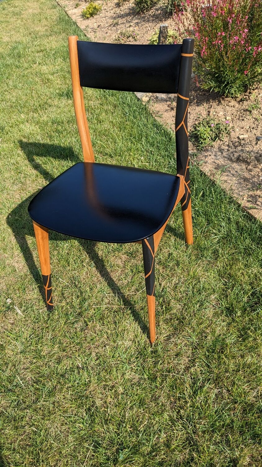 Vintage Scandinavian chair upgraded